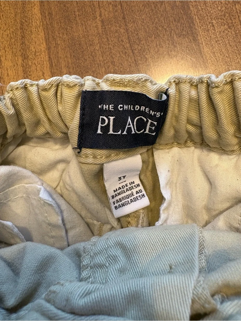 The Children's Place Khaki Elastic Waist Shorts
